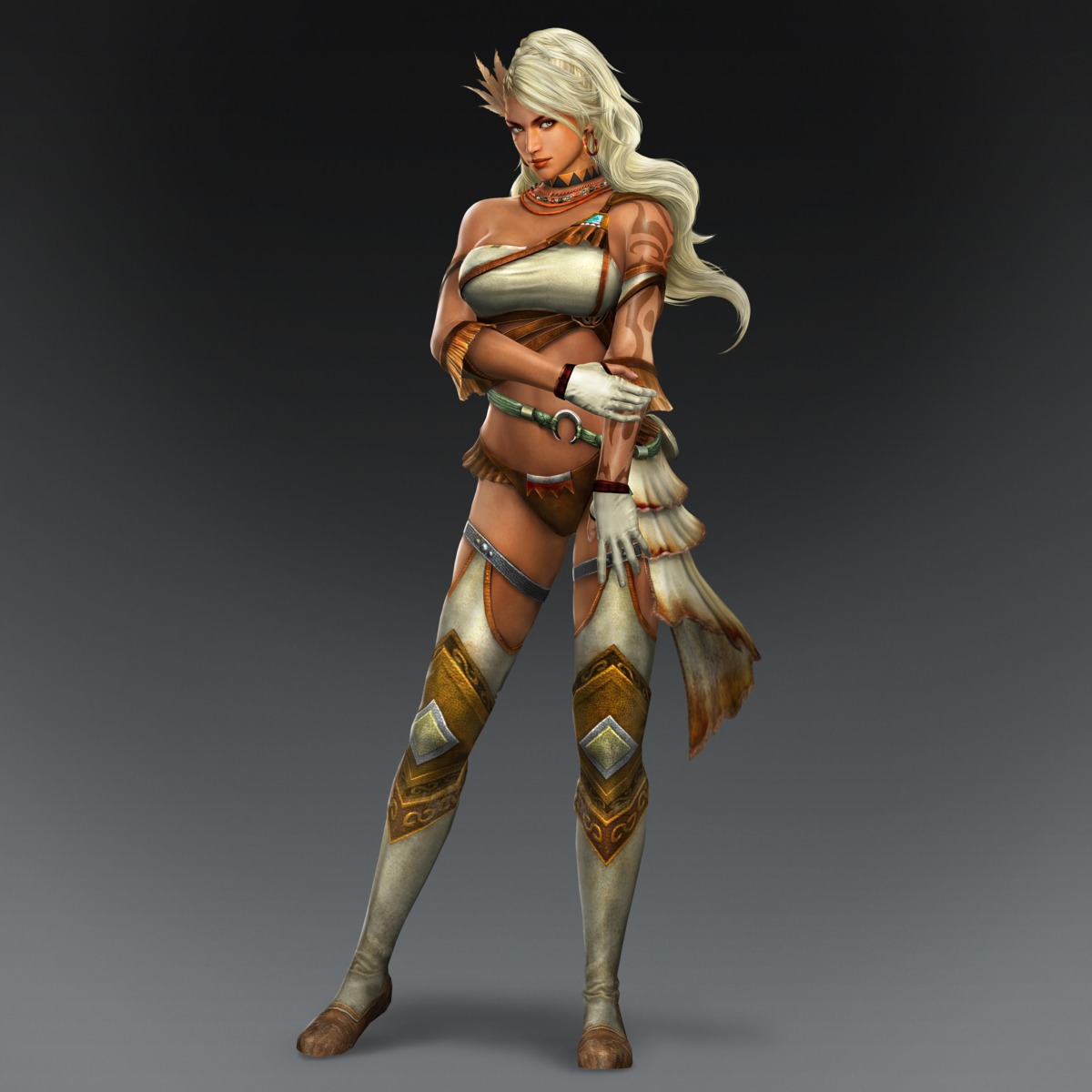 cg, dynasty_warriors, dynasty_warriors_8, tattoo, thighhighs, zhu_rong
