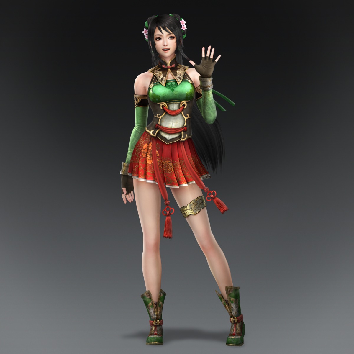 cg, chinadress, dynasty_warriors, dynasty_warriors_8, garter, guan_yinping