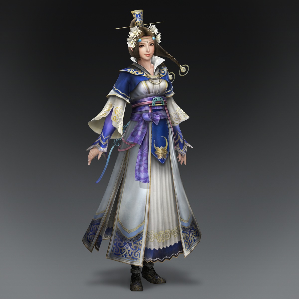 asian_clothes, cai_wenji, cai_wenji_(dynasty_warriors), cg, dynasty_warriors, dynasty_warriors_8