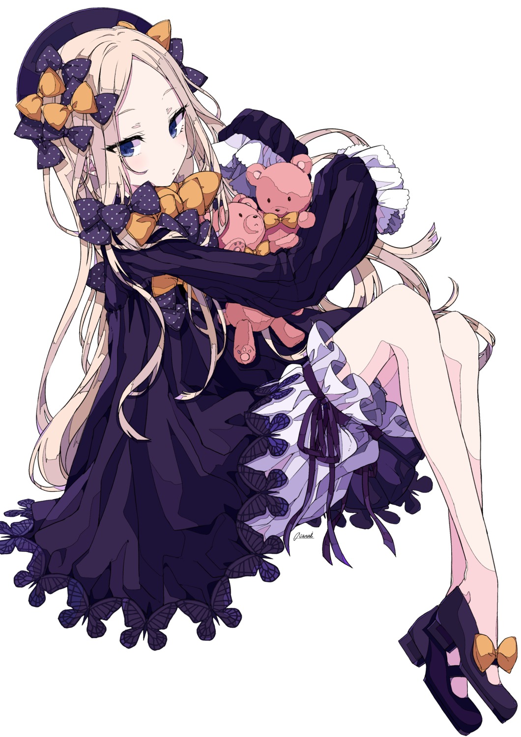 abigail_williams_(fate), bloomers, dress, fate/grand_order, heels, osanai