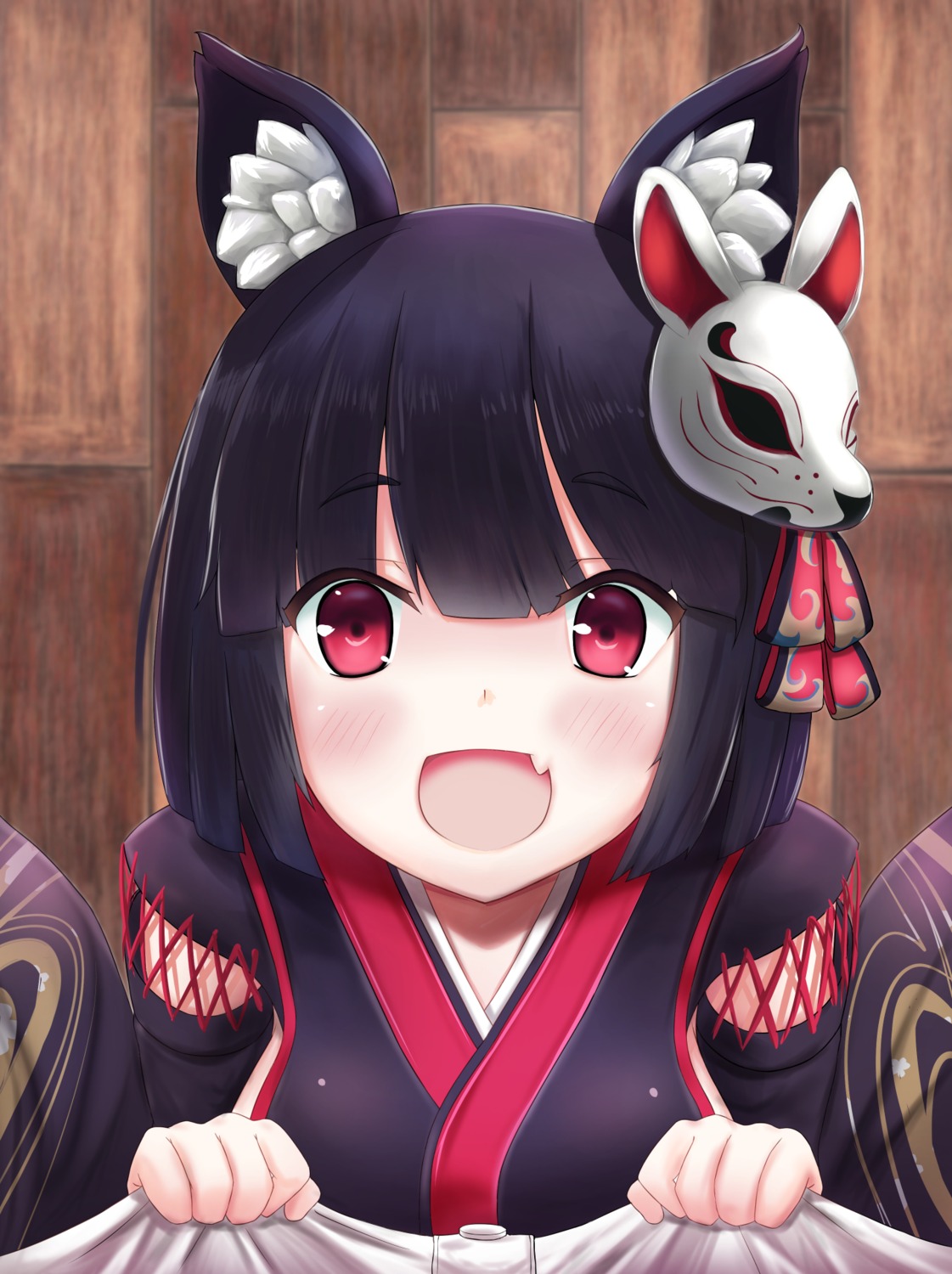 animal_ears, azur_lane, japanese_clothes, luke_(kyeftss), yamashiro_(azur_lane)