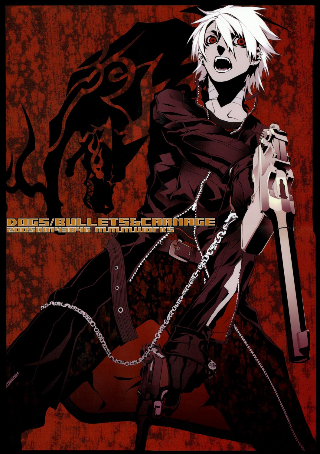 dogs, gun, haine_rammsteiner, male, miwa_shirow