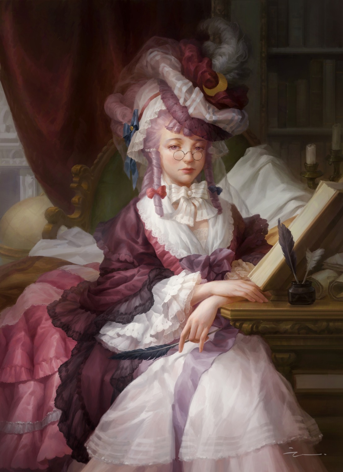 dress, megane, patchouli_knowledge, touhou, windyakuma