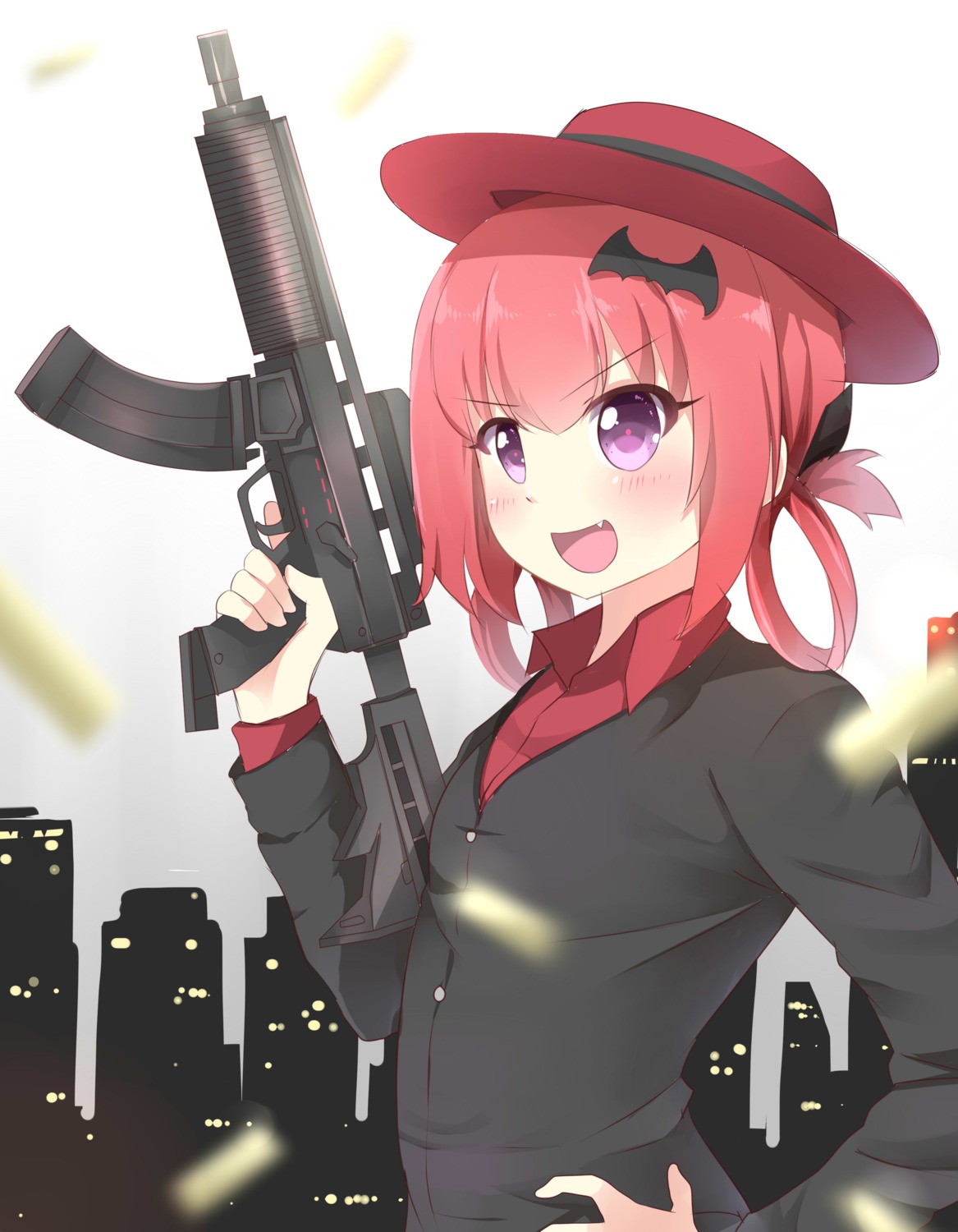 gabriel_dropout, gun, ikazu401, kurumizawa_satanichia_mcdowell