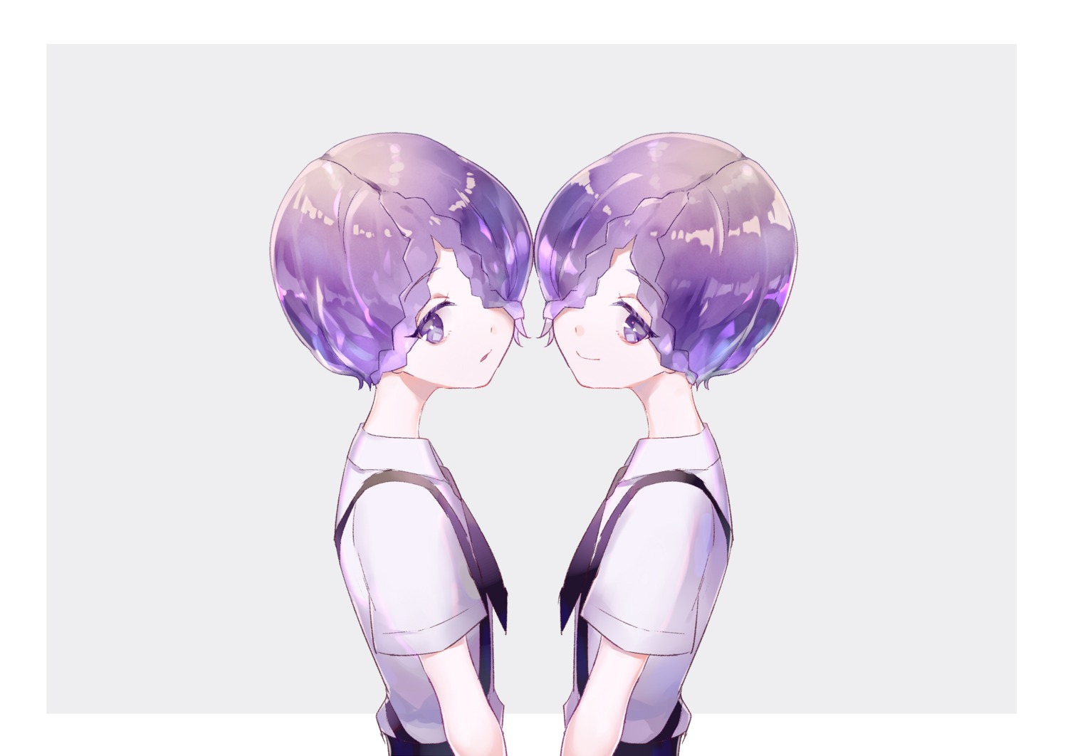 amethyst_(houseki_no_kuni), houseki_no_kuni, mirin109, seifuku