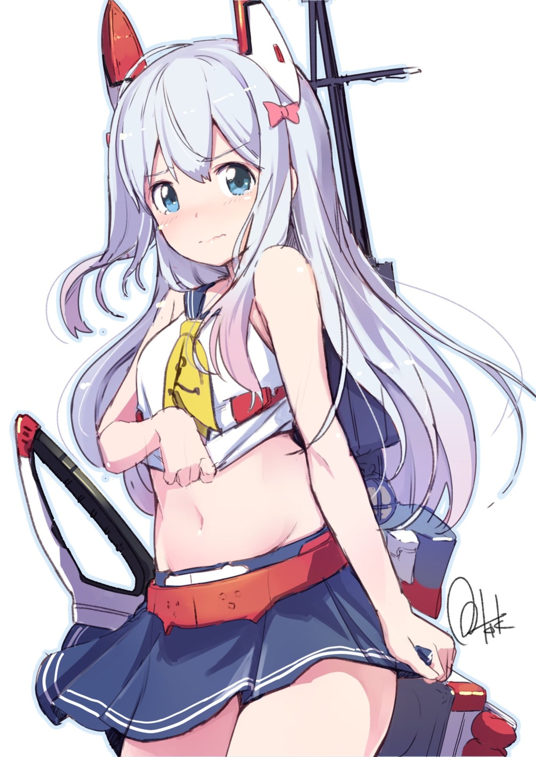 ayanami_(azur_lane), azumi_akitake, azur_lane, cosplay, eromanga-sensei, izumi_sagiri, seifuku