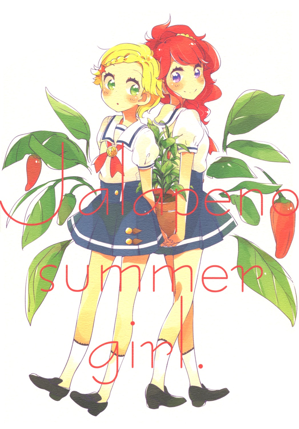 aikatsu!, kurebayashi_juri, ms, seifuku, shinjou_hinaki, soukai-shufu