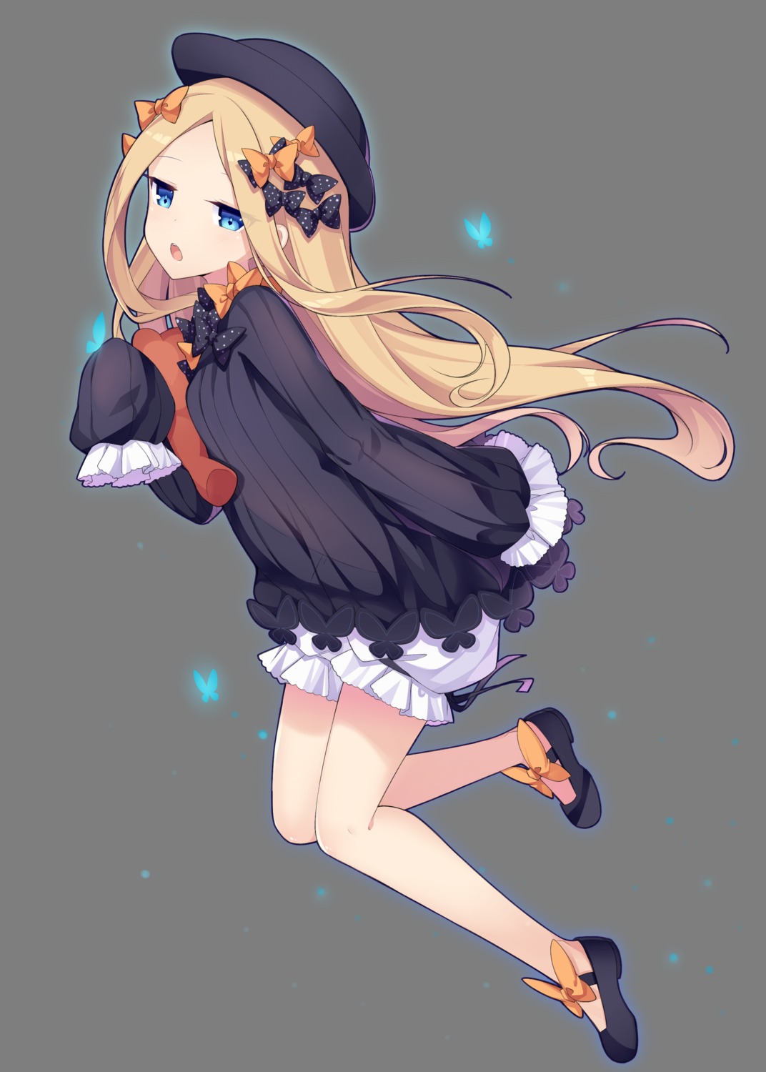 abigail_williams_(fate), amemiya_ruki, bloomers, dress, fate/grand_order, transparent_png
