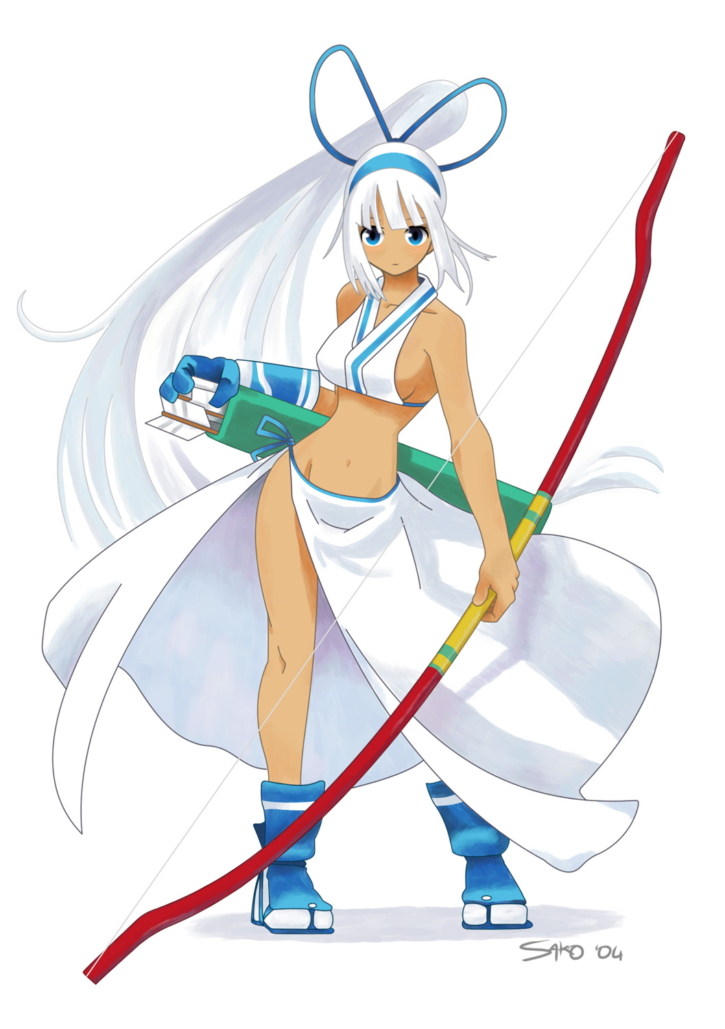 majikina_mina, samurai_spirits, weapon