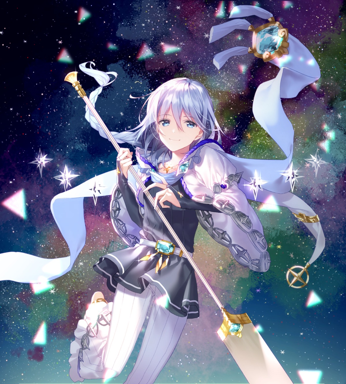 dress, granblue_fantasy, male, noa_(granblue_fantasy), thika12, weapon