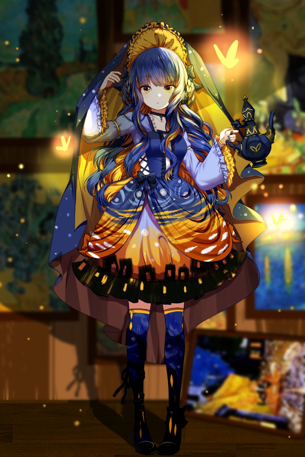 dress, lepoule_(kmjh90), thighhighs