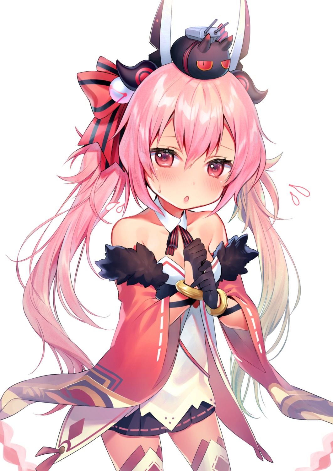 azur_lane, cleavage, hamakaze_(azur_lane), shirakosei, thighhighs