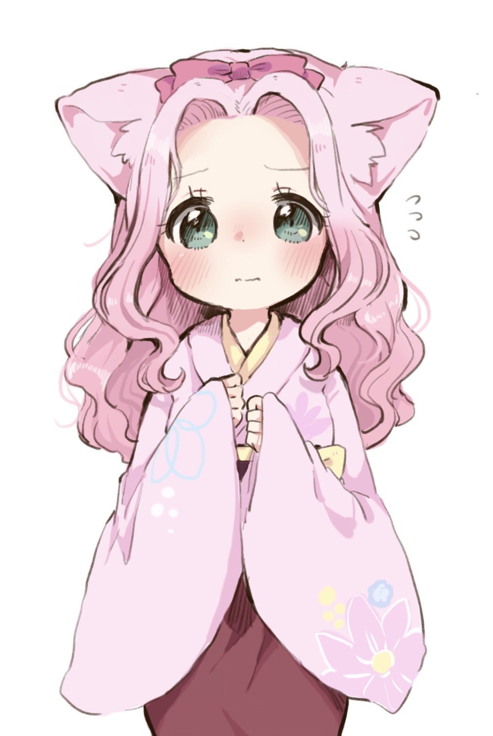 animal_ears, japanese_clothes, konohana_kitan, mokataro, ren_(konohana_kitan)
