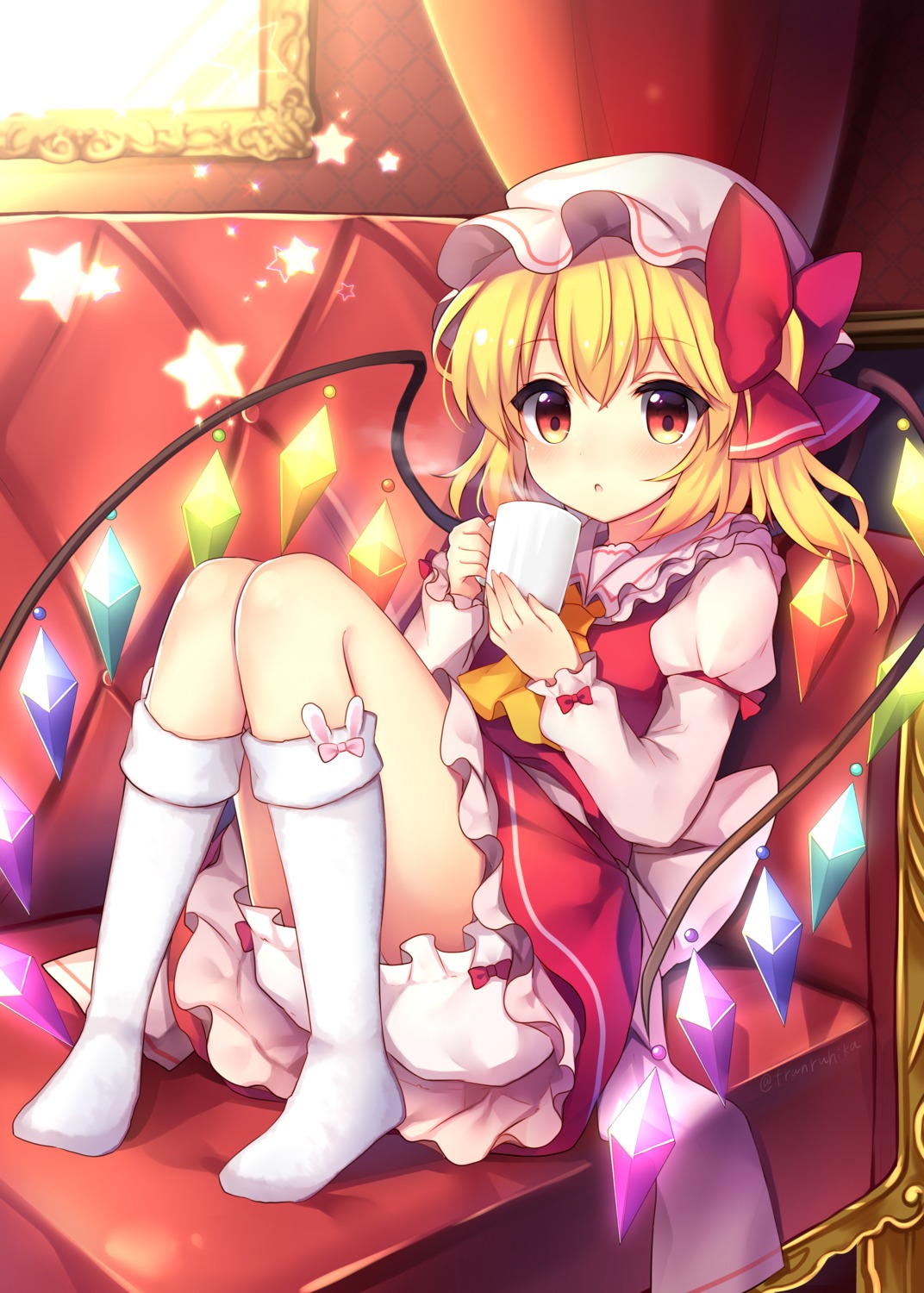 feet, flandre_scarlet, ruhika, touhou, wings
