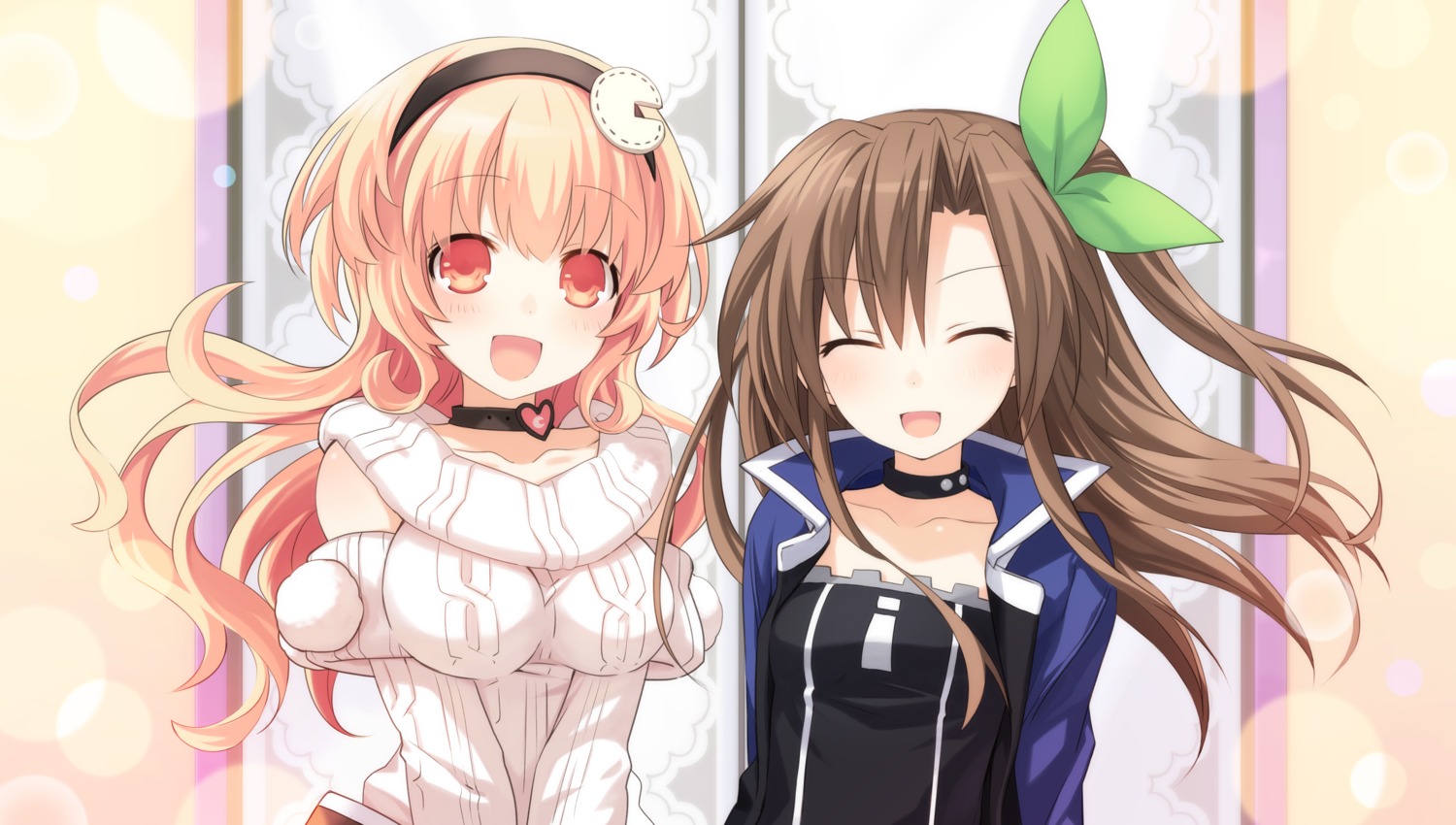 choujigen_game_neptune, choujigen_game_neptune_re;birth_1, compa, if_(choujigen_game_neptune), sweater, tsunako