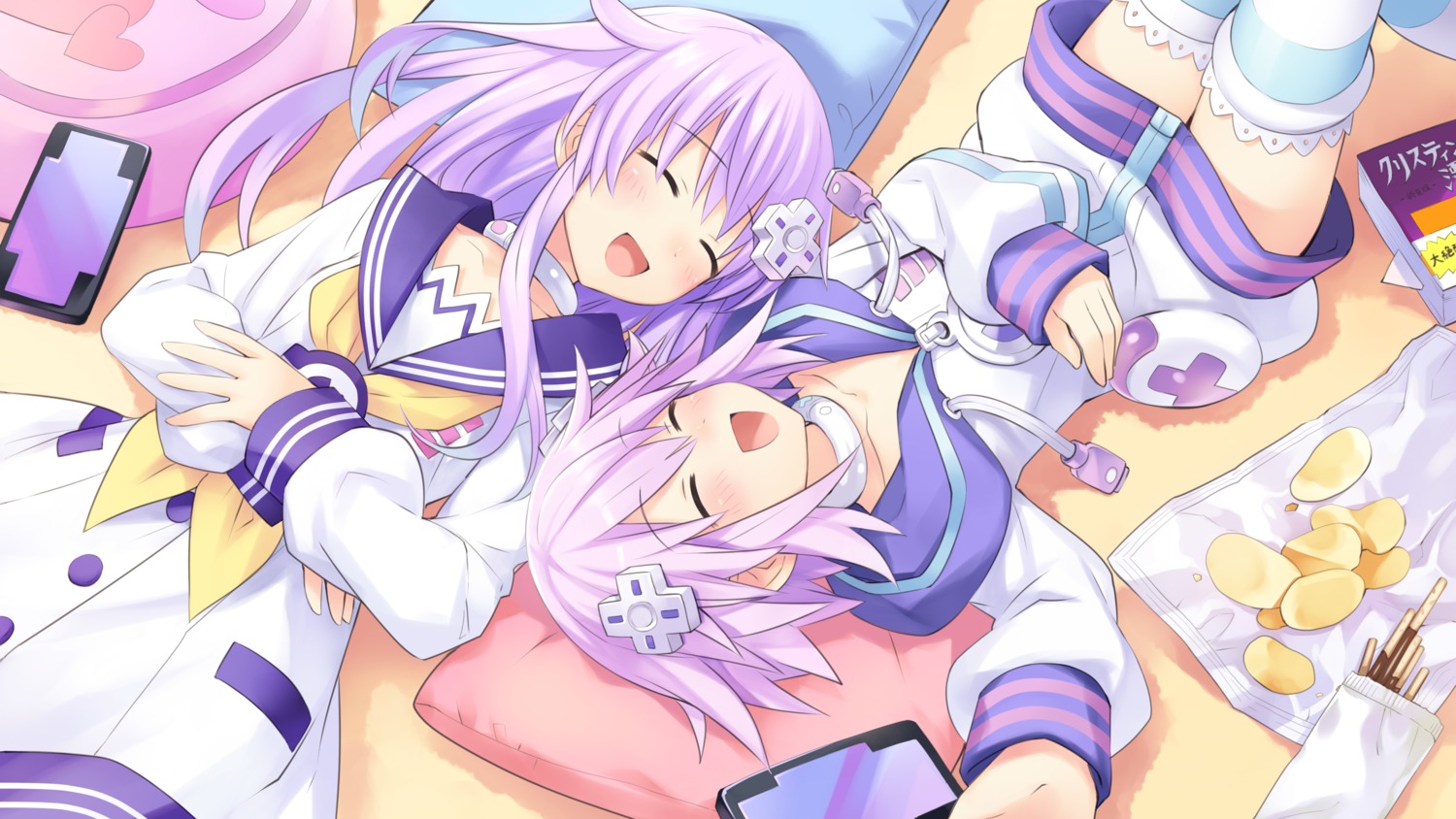 choujigen_game_neptune, choujigen_game_neptune_re;birth_2_sisters_generation, nepgear, neptune, thighhighs, tsunako