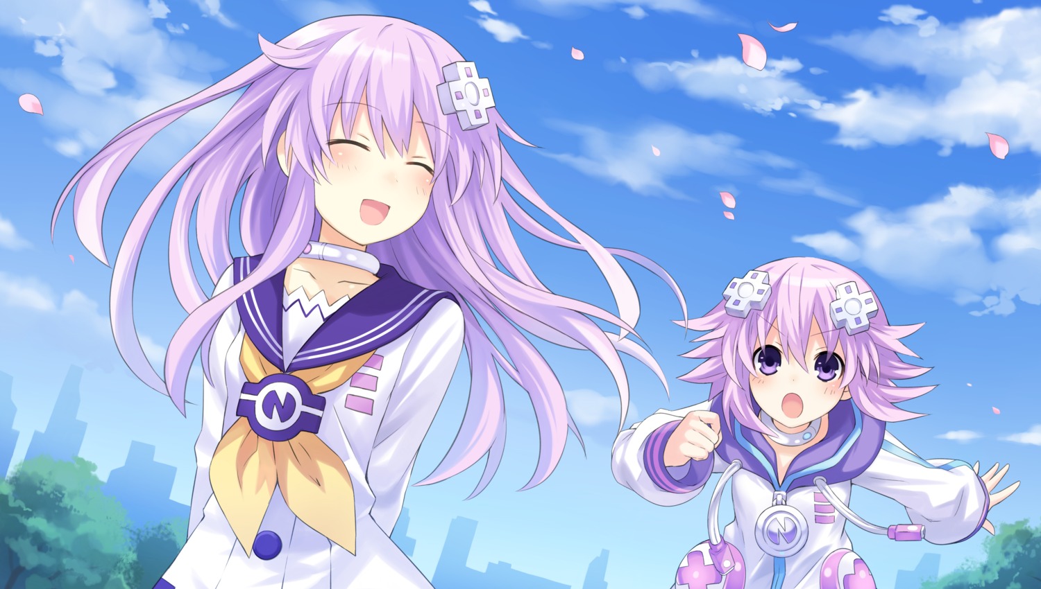 choujigen_game_neptune, choujigen_game_neptune_re;birth_2_sisters_generation, nepgear, neptune, tsunako