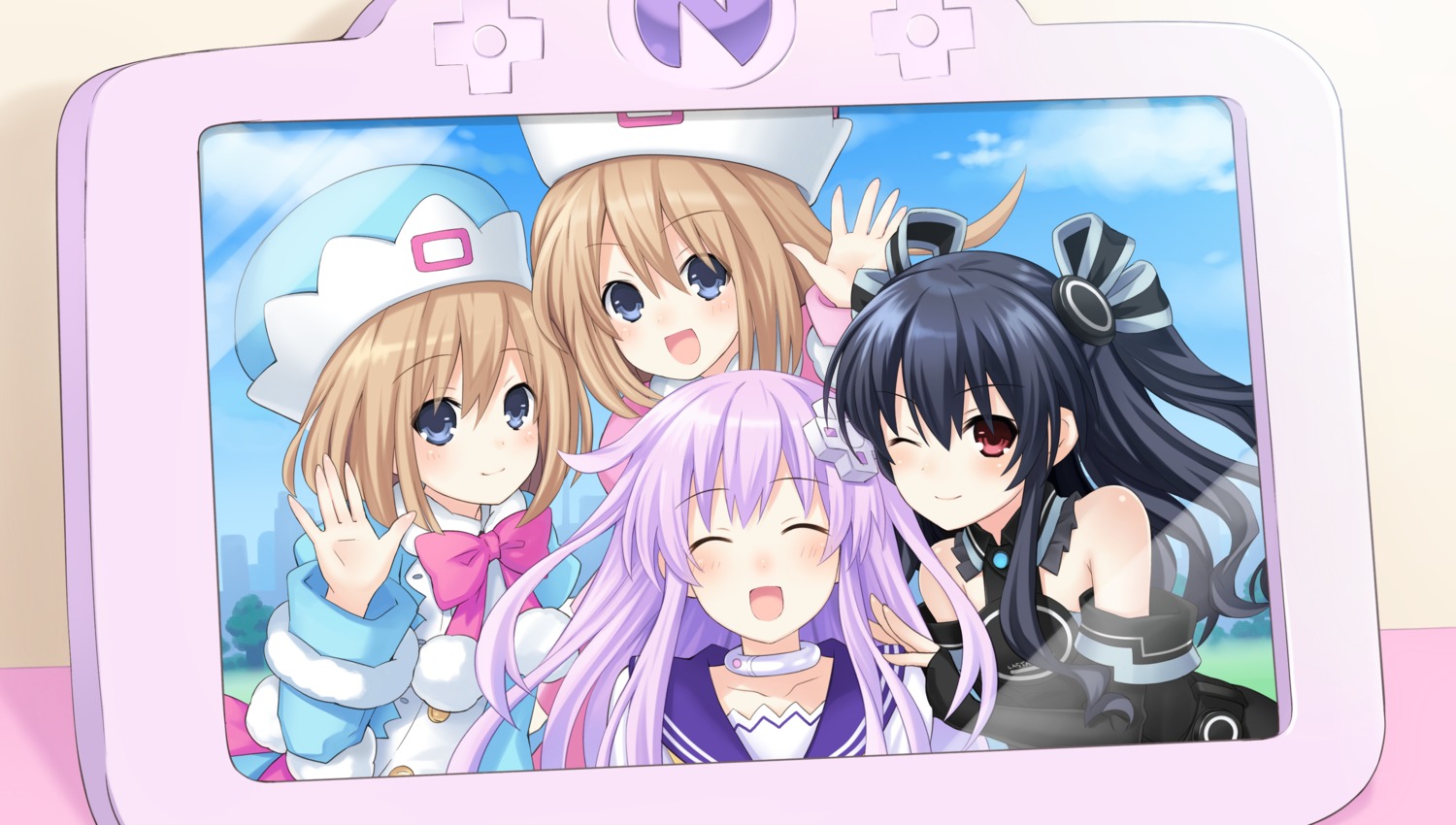 choujigen_game_neptune, choujigen_game_neptune_re;birth_2_sisters_generation, nepgear, ram_(choujigen_game_neptune), rom_(choujigen_game_neptune), tsunako, uni_(choujigen_game_neptune)