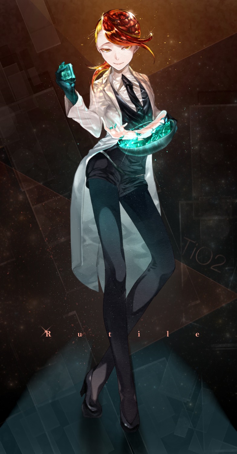 heels, houseki_no_kuni, pantyhose, rutile_(houseki_no_kuni), sugurin