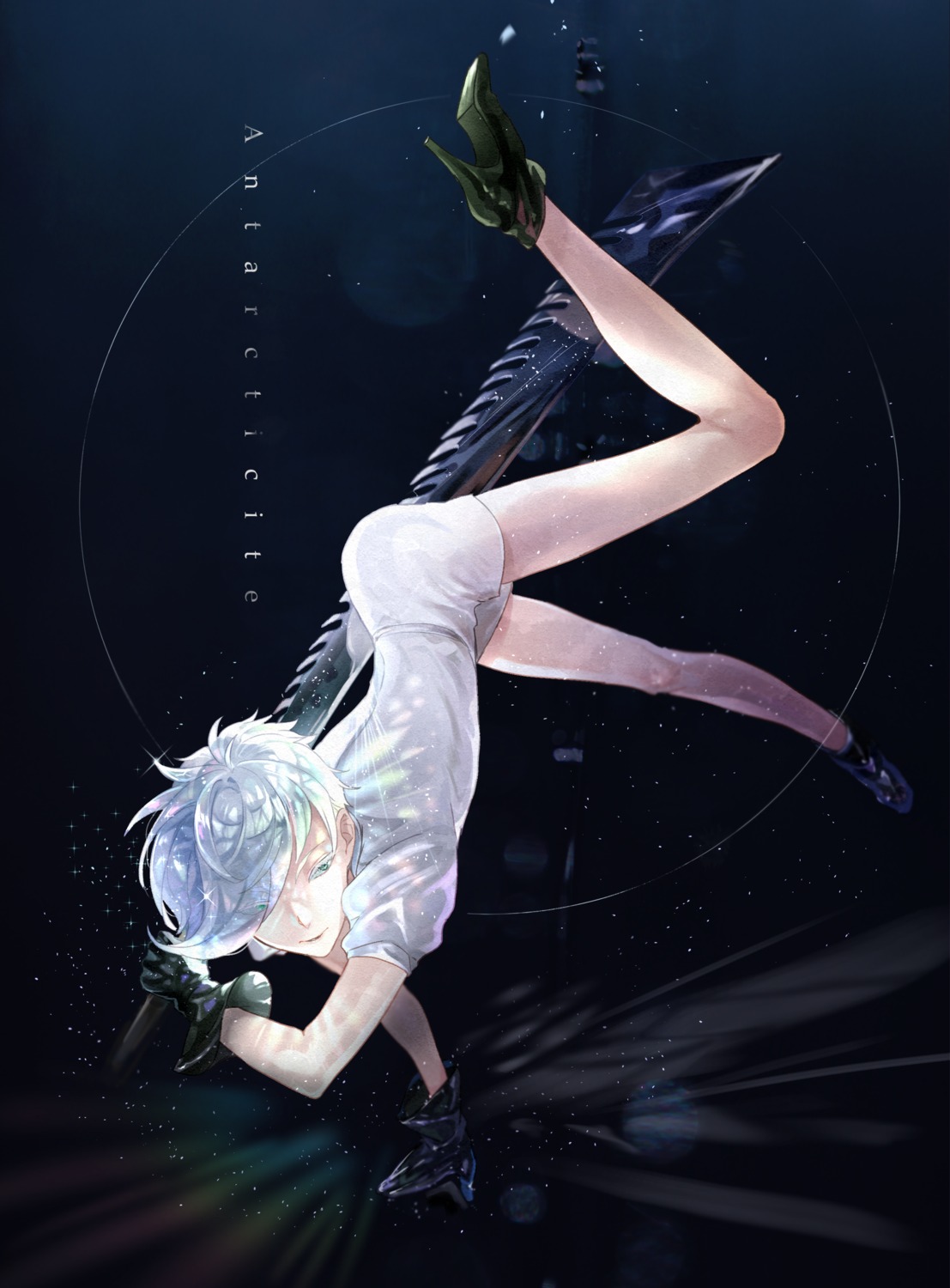antarcticite, heels, houseki_no_kuni, sugurin, weapon
