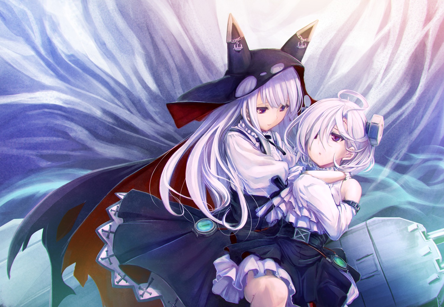 azur_lane, dress, erebus_(azur_lane), tenmaso, terror_(azur_lane)