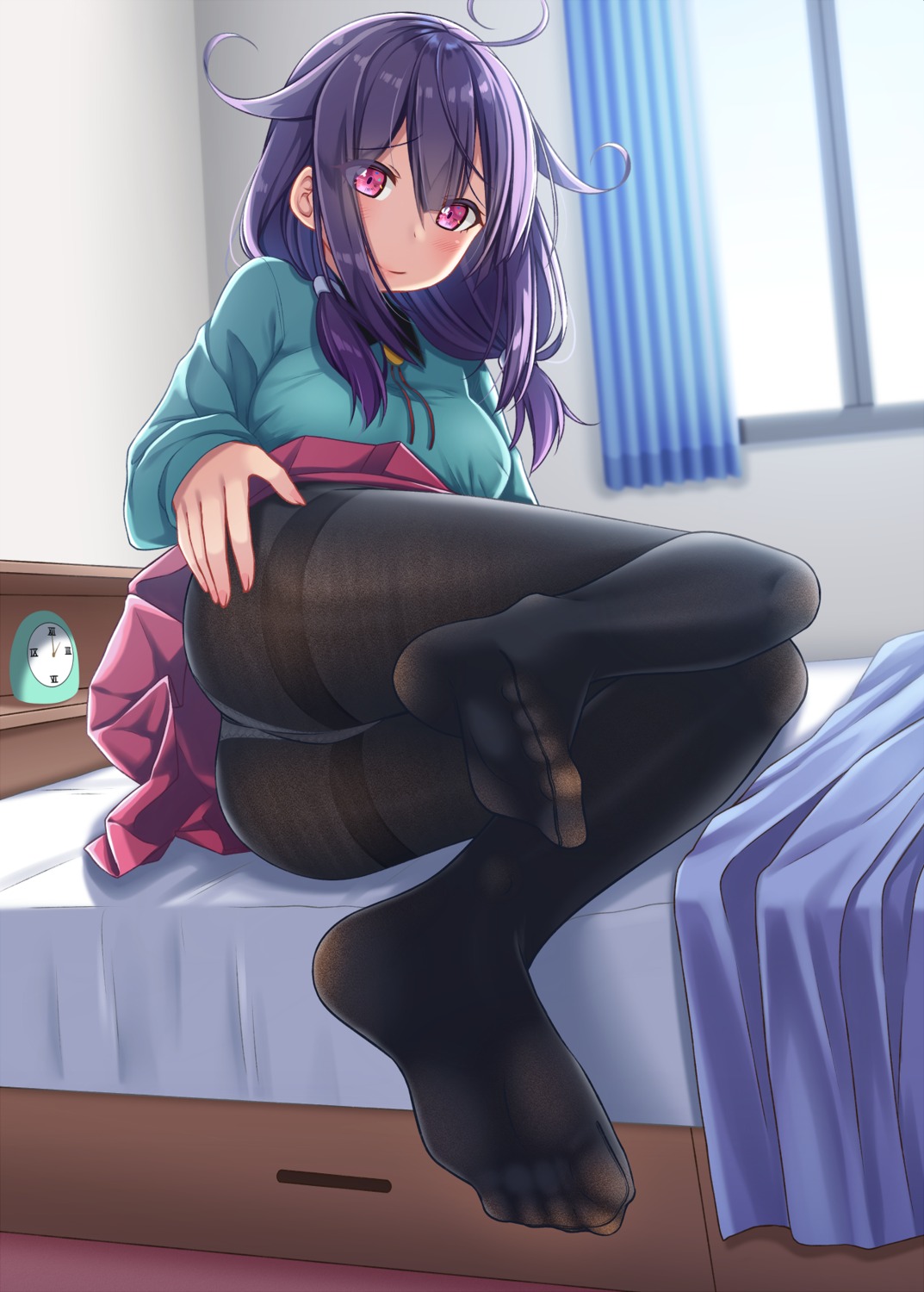 feet, gurande, kantai_collection, pantsu, pantyhose, ryuuhou_(kancolle), taigei_(kancolle)
