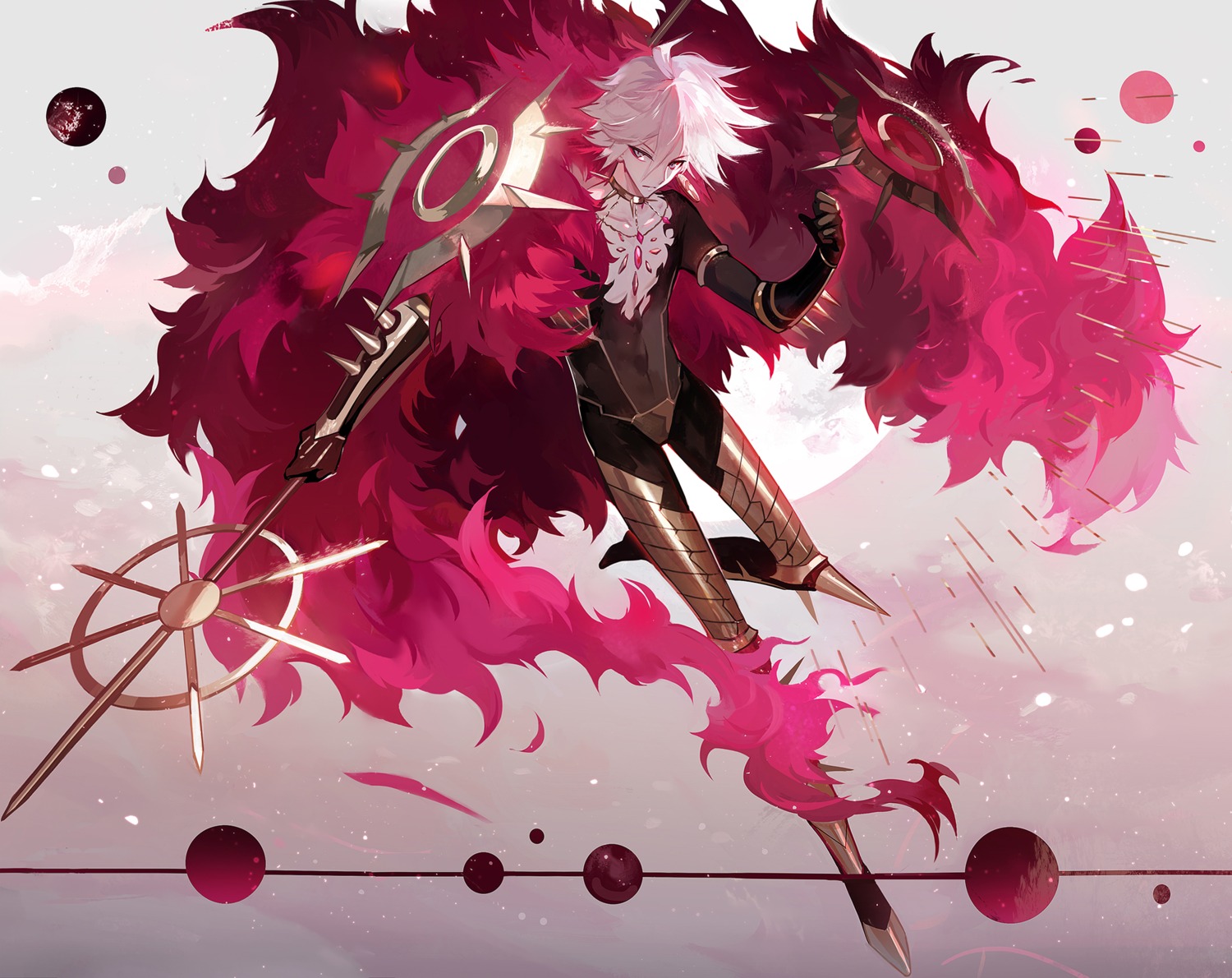 armor, fate/apocrypha, fate/grand_order, fate/stay_night, juexing_(moemoe3345), karna_(fate), male, weapon