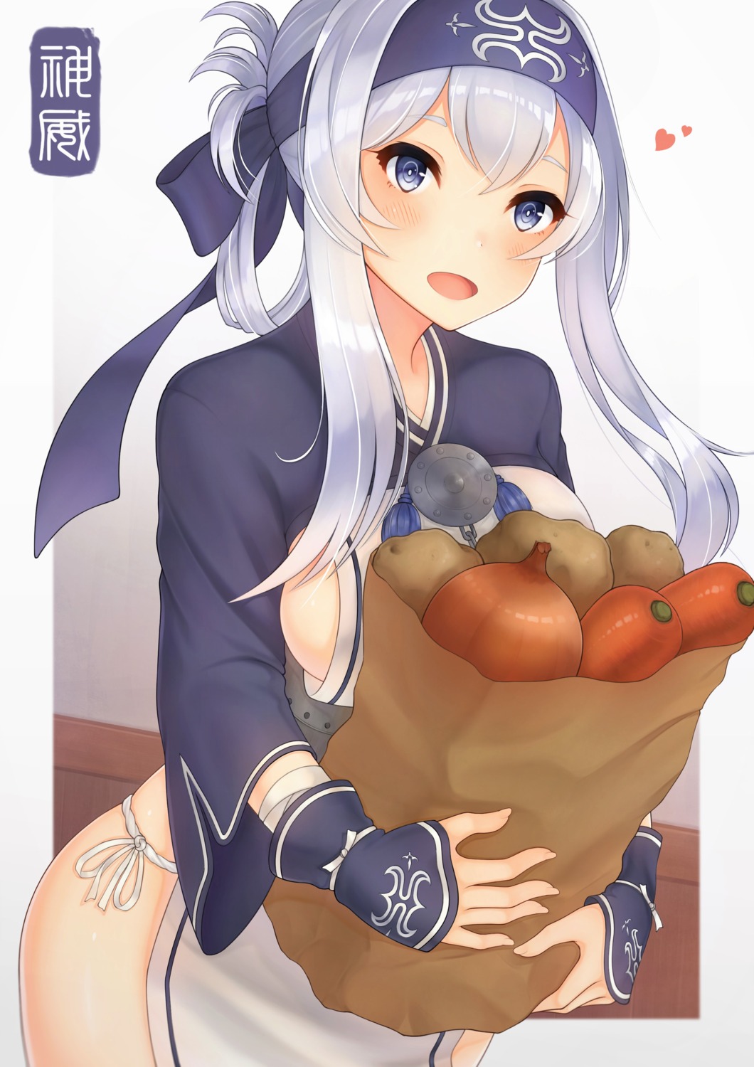 japanese_clothes, kaleid, kamoi_(kancolle), kantai_collection, pantsu, string_panties, underboob