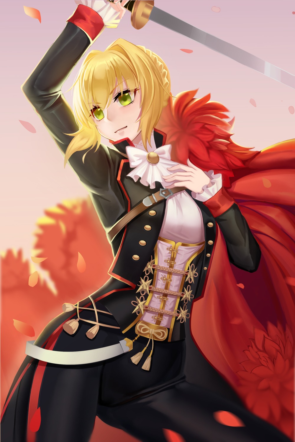 gaoyang_ou_nisang, sword, uniform