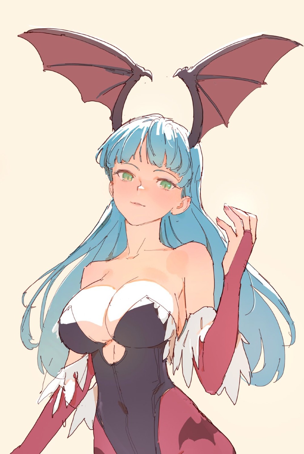 dark_stalkers, hks_(timbougami), leotard, morrigan_aensland, pantyhose, wings