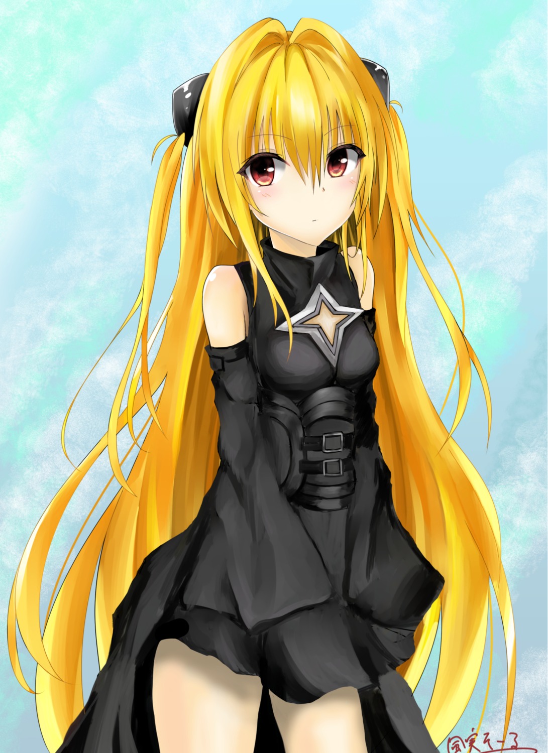 dress, kaze_minoru_so-ru, konjiki_no_yami, to_love_ru, to_love_ru_darkness