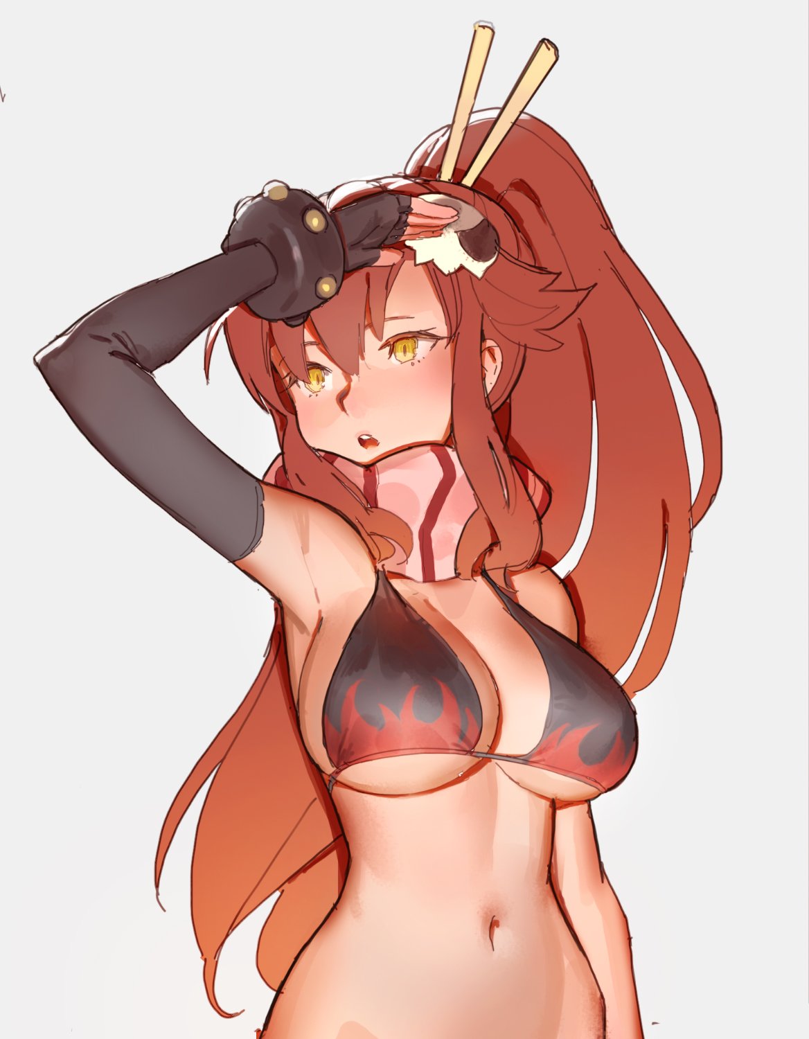 bikini_top, cleavage, hks_(timbougami), swimsuits, tengen_toppa_gurren_lagann, underboob, yoko