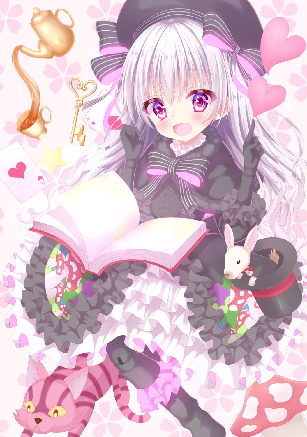 dress, fate/extra, fate/grand_order, fate/stay_night, gothic_lolita, hakuto_momiji, lolita_fashion, nursery_rhyme_(fate/extra)