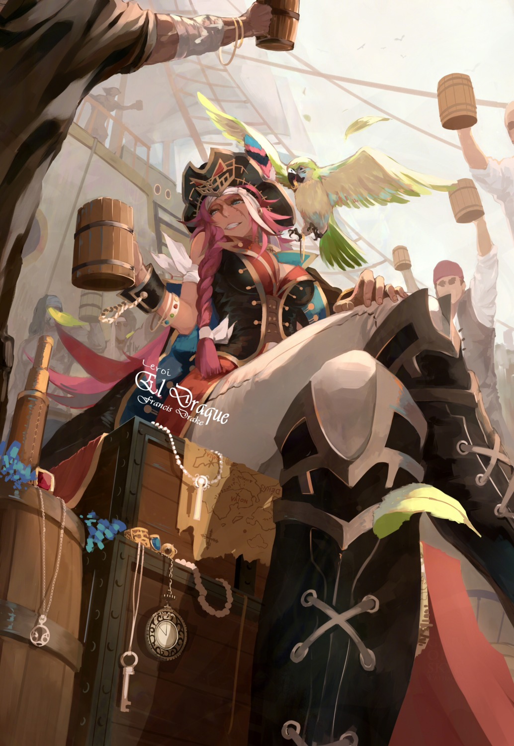 cleavage, fate/extra, fate/grand_order, fate/stay_night, reroi, rider_(fate/extra)