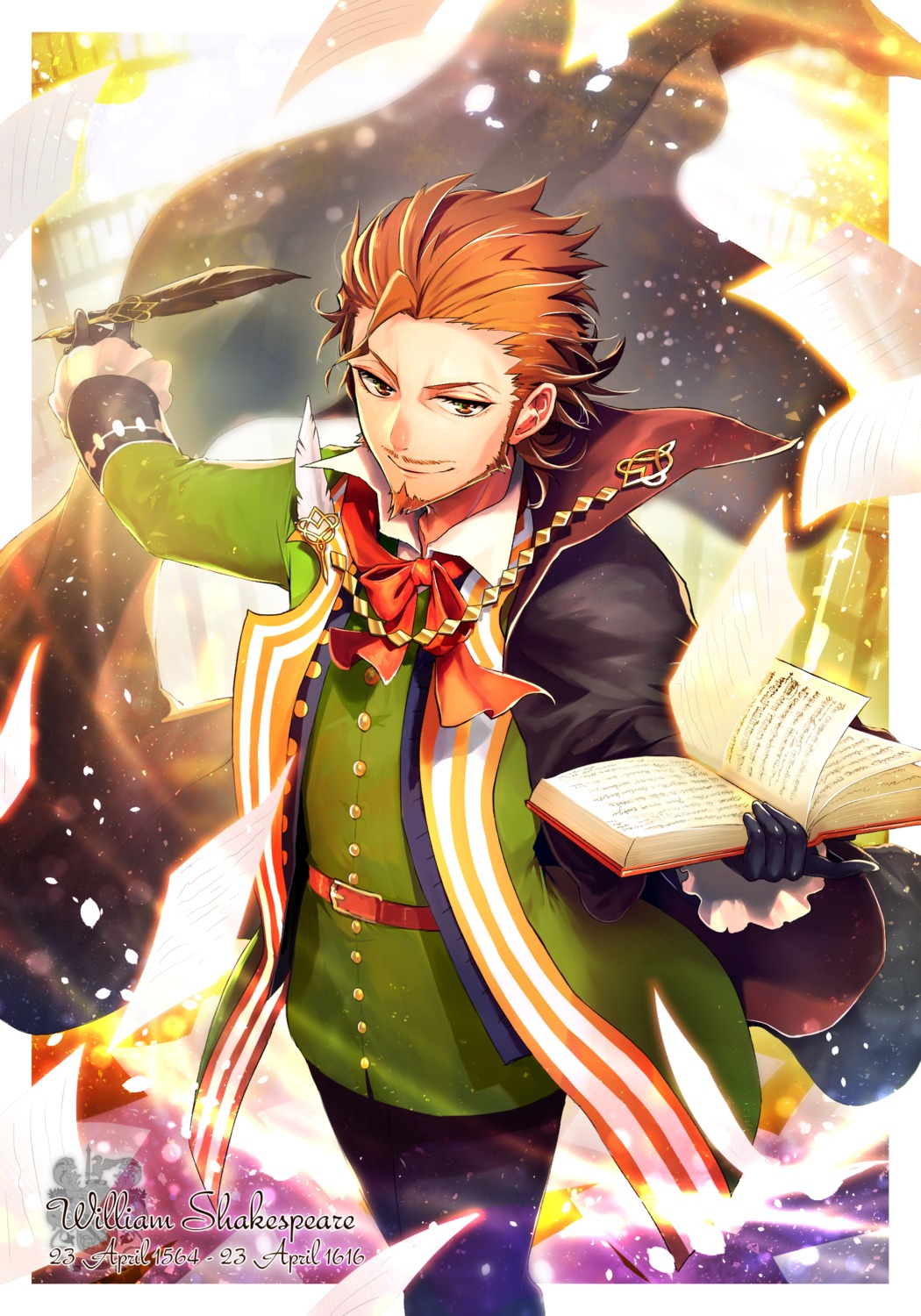 cocorosso, fate/apocrypha, fate/grand_order, fate/stay_night, male, william_shakespeare_(fate)