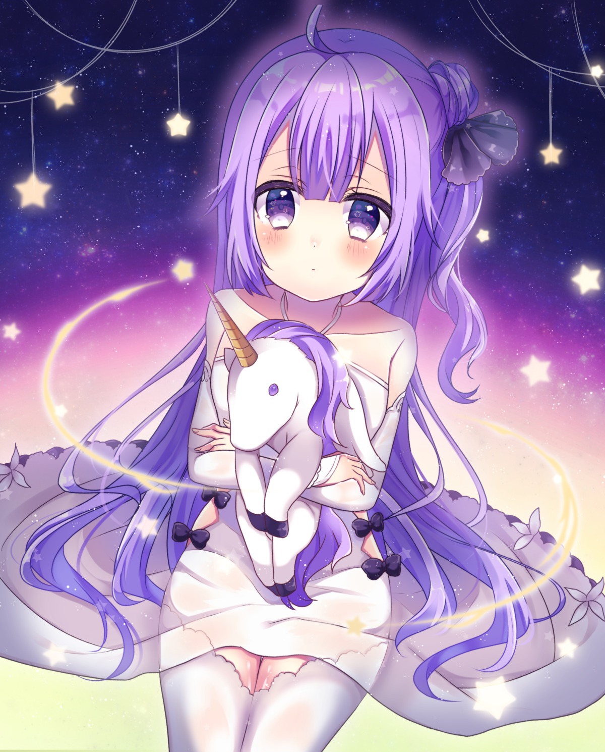 azur_lane, dress, see_through, thighhighs, unicorn_(azur_lane), utasen_chiki