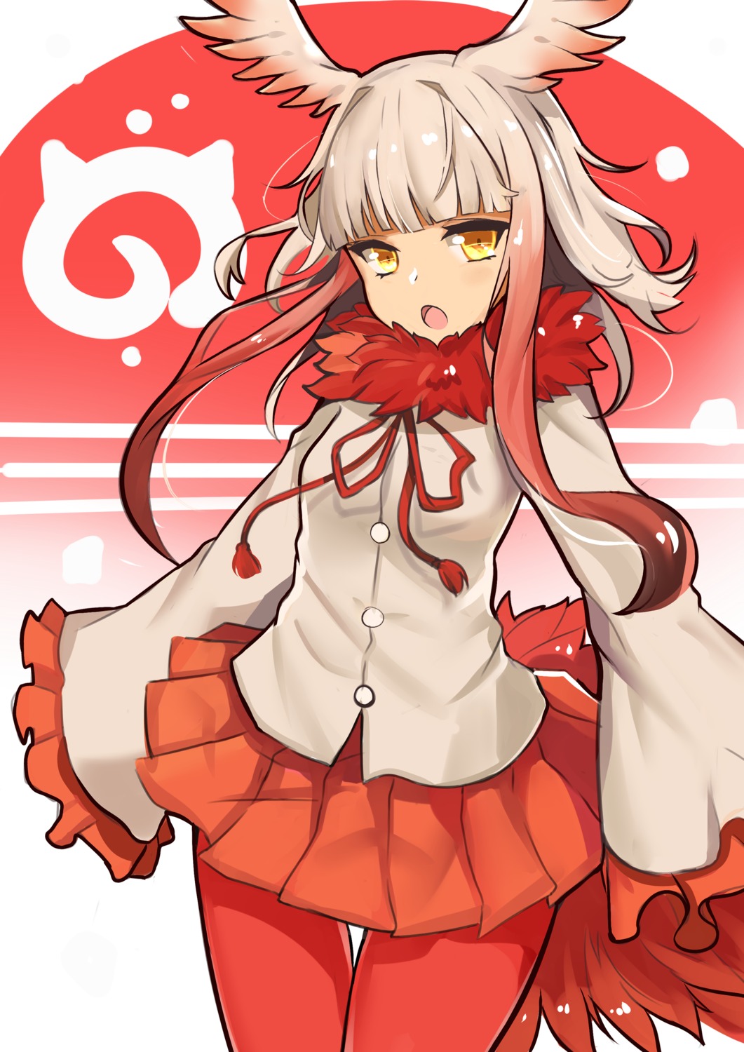 crested_ibis, kemono_friends, pantyhose, slm, wings