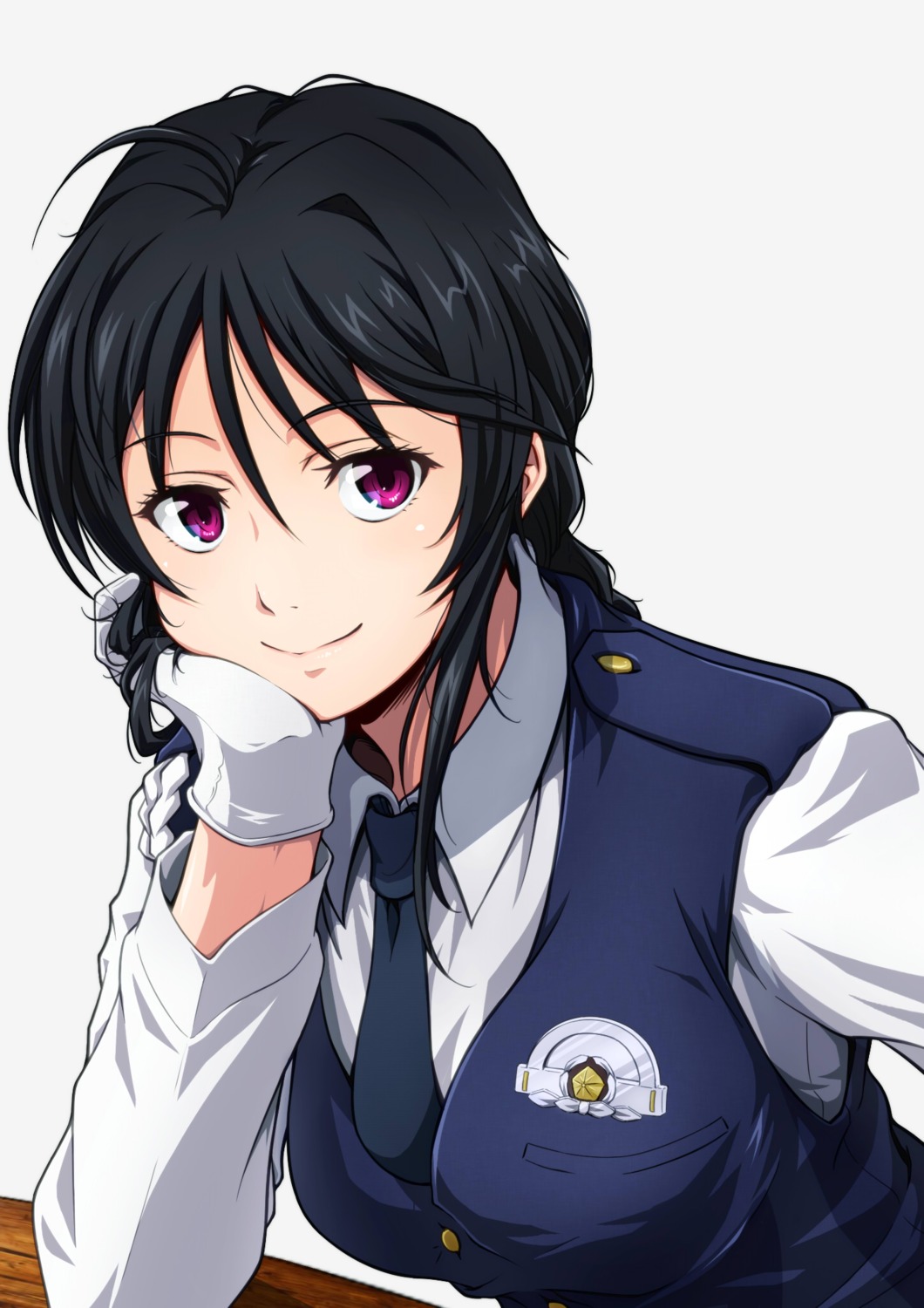fukuro_ooji, kobayakawa_miyuki, police_uniform, you're_under_arrest