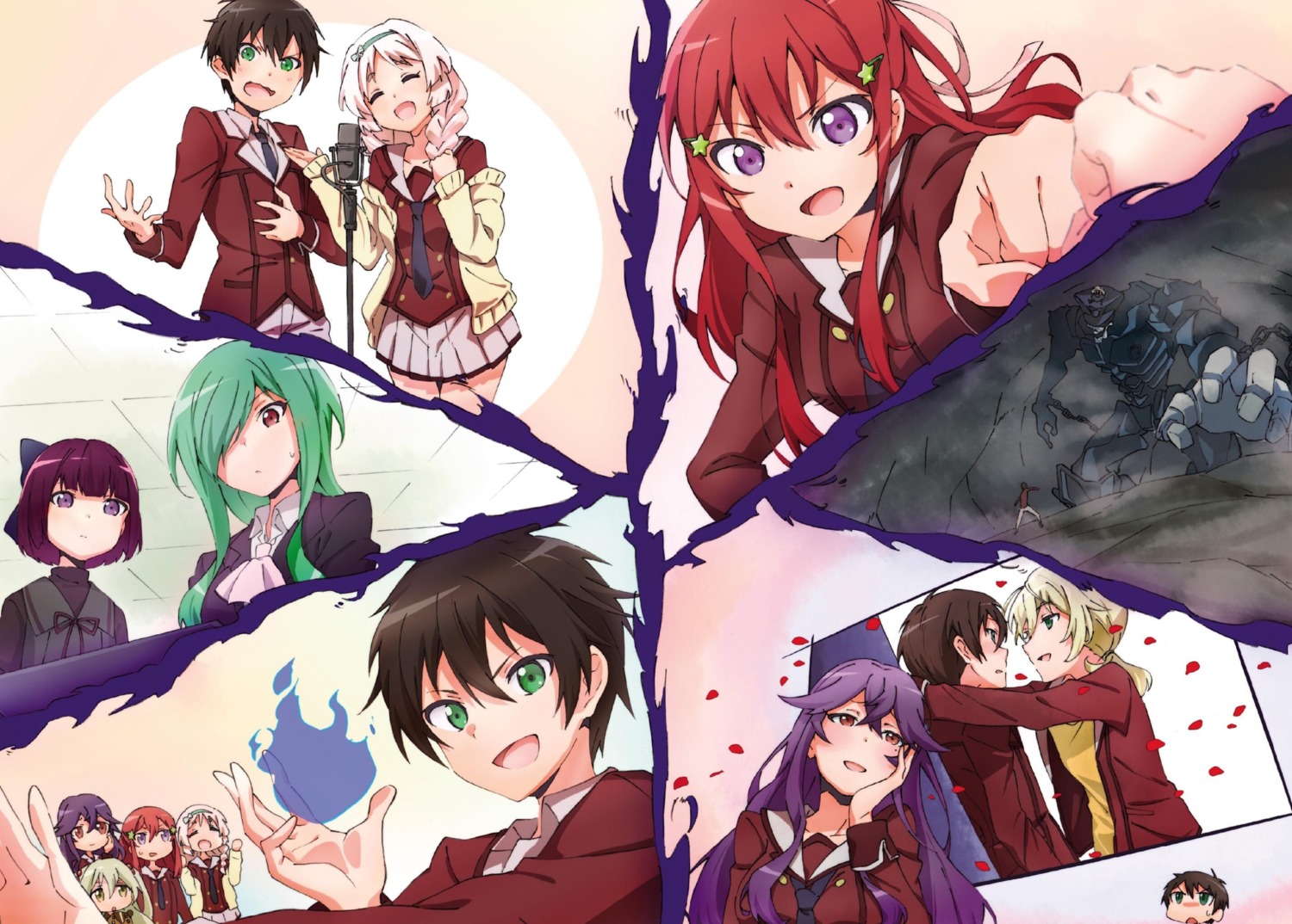 andou_jurai, himeki_chifuyu, inou-battle_wa_nichijou-kei_no_naka_de, kanzaki_tomoyo, kudou_mirei, kushikawa_hatoko, monster, seifuku, sweater, tagme, takanashi_sayumi, yaoi