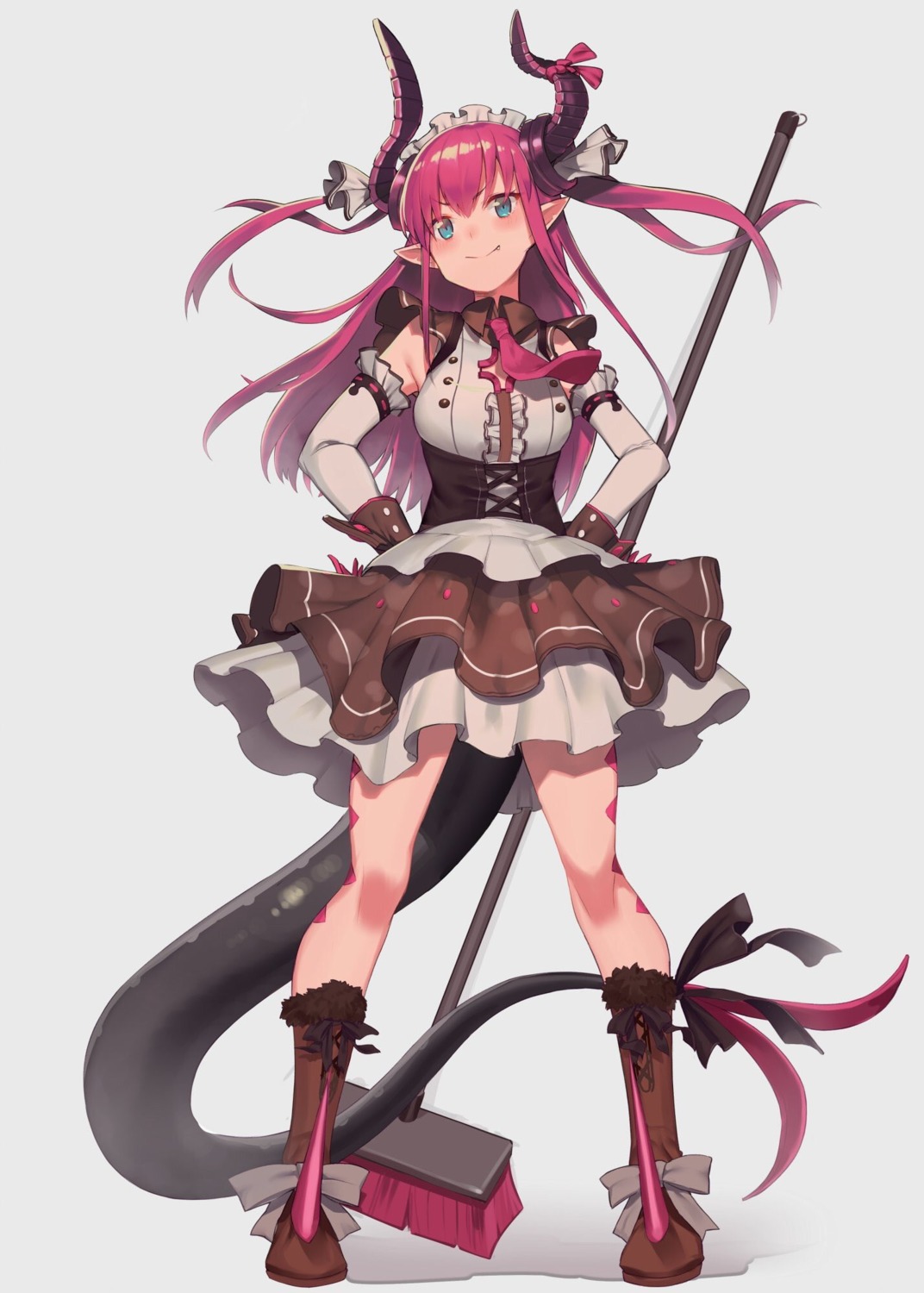 elizabeth_bathory, fate/extra, fate/extra_ccc, fate/grand_order, fate/stay_night, horns, katsudansou, maid