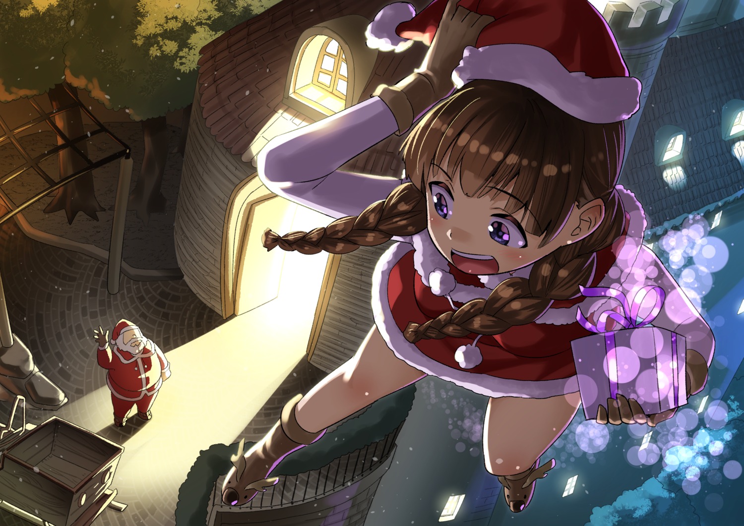 christmas, dress, otoi_rekomaru