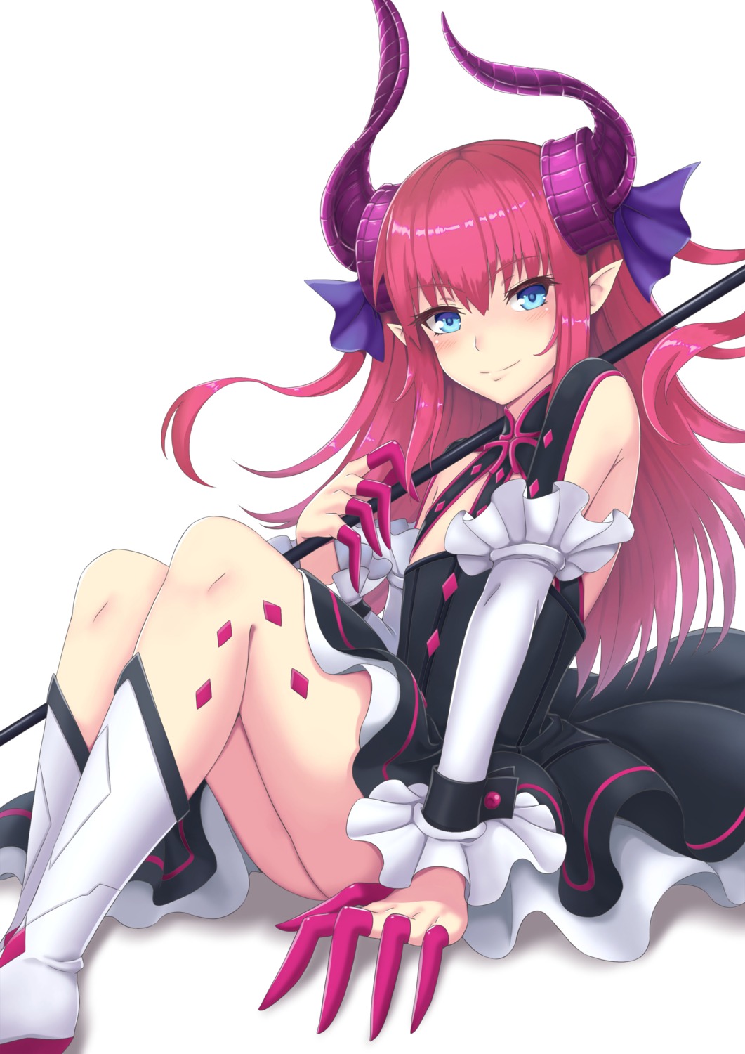 dress, elizabeth_bathory, fate/extra, fate/extra_ccc, fate/stay_night, horns, pointy_ears, yuki7128