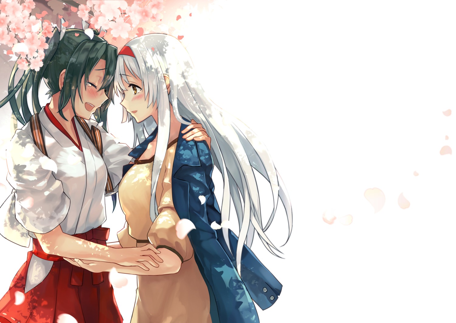 dress, kantai_collection, shoukaku_(kancolle), tendou_itsuki, zuikaku_(kancolle)