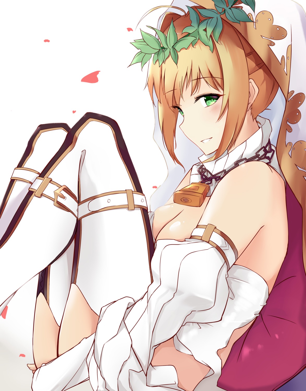 bodysuit, cleavage, color1087, fate/extra, fate/extra_ccc, fate/grand_order, fate/stay_night, nero_claudius_(fate), thighhighs
