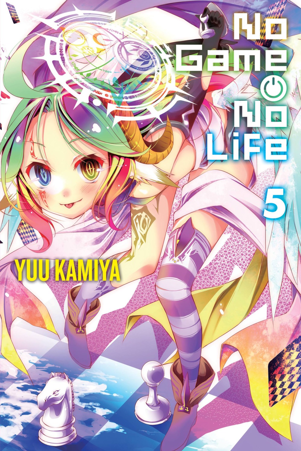 animal_ears, azurill_(no_game_no_life), digital_version, heterochromia, horns, kamiya_yuu, no_game_no_life, tattoo