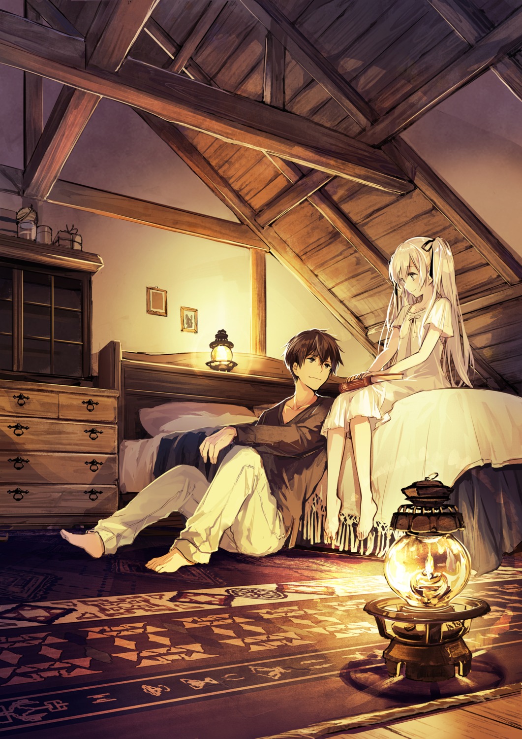 kei_(k_tmr), latina, pajama, uchi_no_musume_no_tame_naraba_ore_wa_moshikashitara_maou_mo_taoseru_kamo_shirenai.