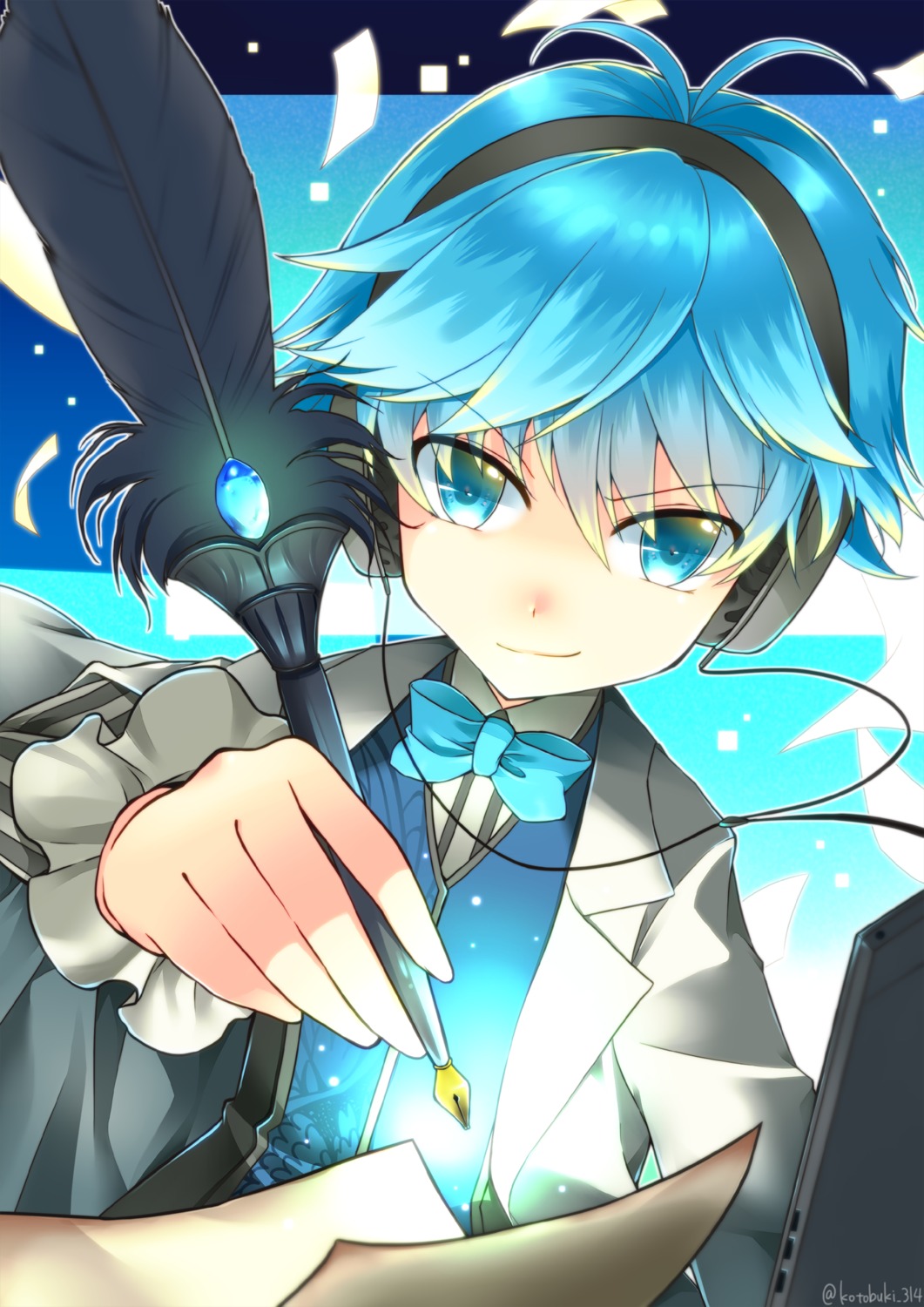 fate/extra, fate/extra_ccc, fate/grand_order, fate/stay_night, hans_christian_andersen_(fate), headphones, kotobuki_(momoko_factory), male