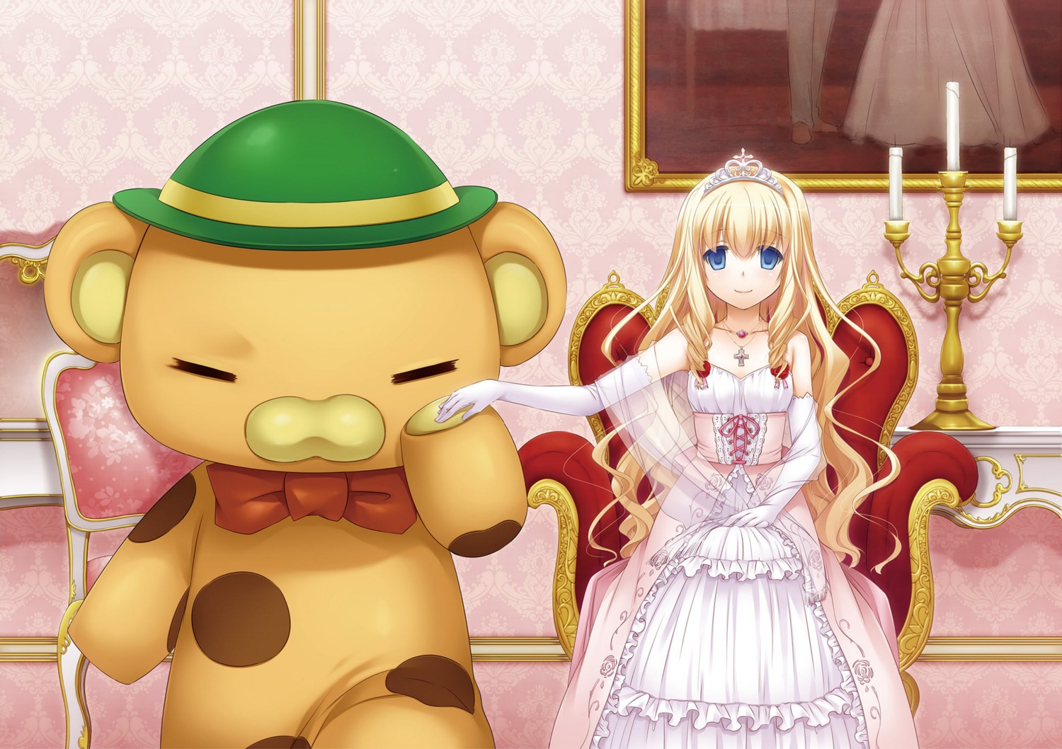 amagi_brilliant_park, dress, latifah_fleuranza, moffle, nakajima_yuka