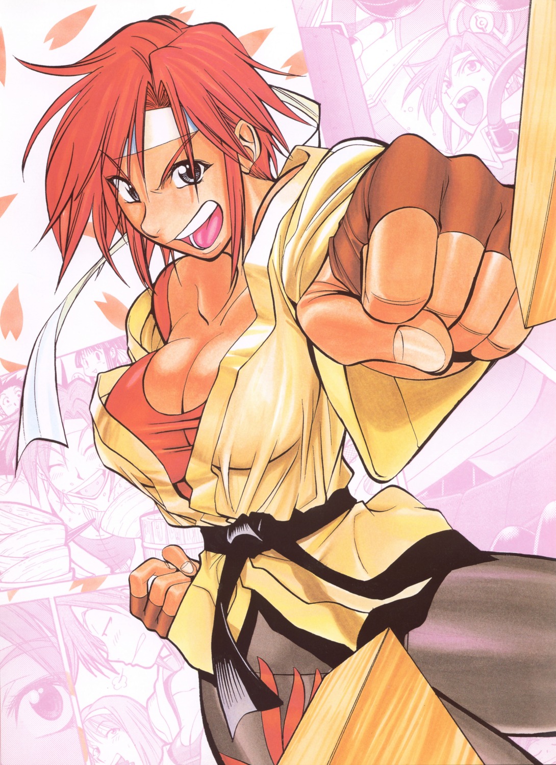 cleavage, kanna_kirishima, sakura_taisen