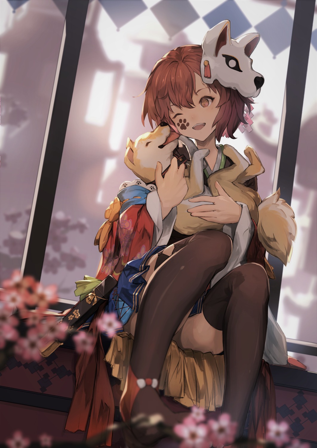 feet, japanese_clothes, miya-ki_(miya_key), thighhighs